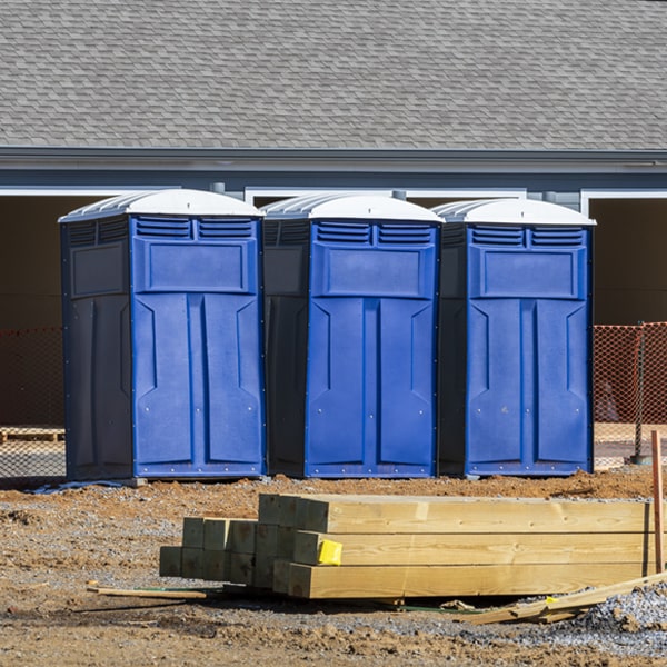 can i customize the exterior of the porta potties with my event logo or branding in Clarence Center